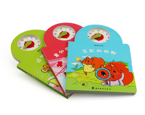 350gsm + 350gsm Art Paper Mounting Clock Hands Children Board Book Printing