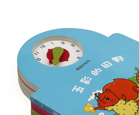 350gsm + 350gsm Art Paper Mounting Clock Hands Children Board Book Printing