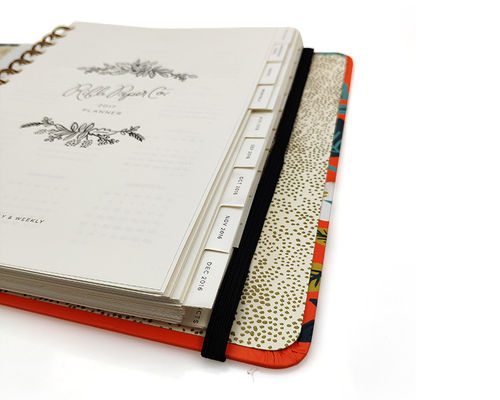 Hardcover Loose Leaf Binder Rings Notebook Printing Service
