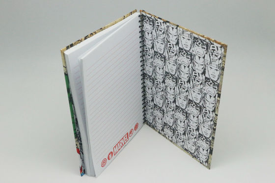Hardcover Printing Custom Journals Comic Double Binder Rings