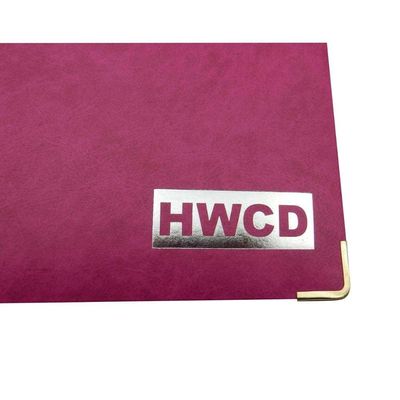 A4 Hardcover Book Printing Leather Cover Hardcover Journal Printing