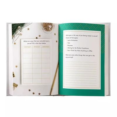 High Thickness Hard Cover Book Customize Printing With Large Amount Pages