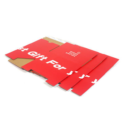 Custom Easy Tear Strip Opening Seal Zipper Carton Box Corrugated Cardboard Boxes