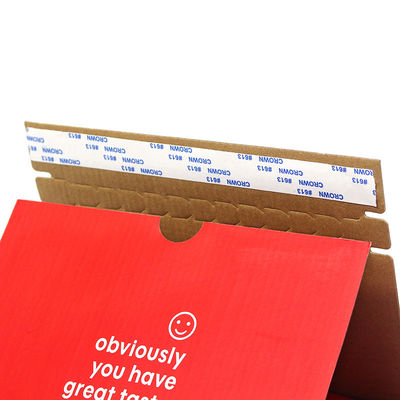 Custom Easy Tear Strip Opening Seal Zipper Carton Box Corrugated Cardboard Boxes