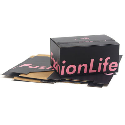 Wholesale Zipper Carton Box Shipping Corrugated Cardboard Storage Carton Box With Tear Strip