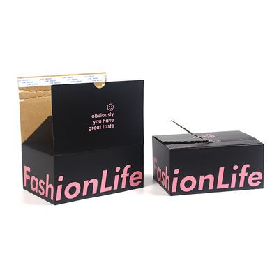 Wholesale Zipper Carton Box Shipping Corrugated Cardboard Storage Carton Box With Tear Strip
