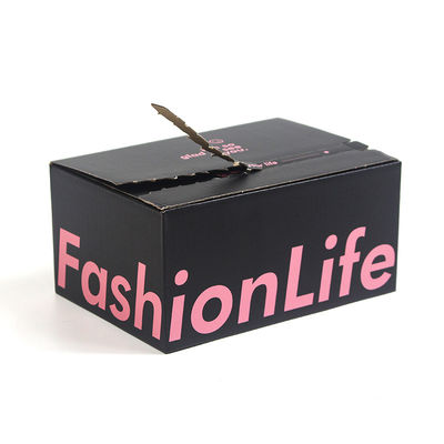Wholesale Zipper Carton Box Shipping Corrugated Cardboard Storage Carton Box With Tear Strip