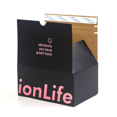 Wholesale Zipper Carton Box Shipping Corrugated Cardboard Storage Carton Box With Tear Strip