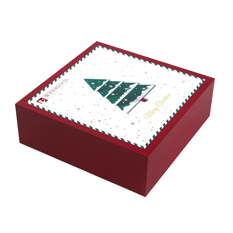 Eco Friendly Christmas Gift Set Cardboard Packaging Lid and Base Gift Box