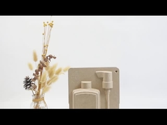 Imballaggio in vaschetta di polpa stampata per lo shampoo per il lavaggio del corpo