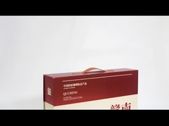 Scatola regalo magnetica pieghevole di lusso con manico